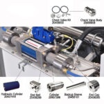 Piezas de chorro de agua H2O