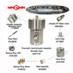 Adaptador de Válvula de Descarga Neumática 49830904 | Conector 1/4" HP para Waterjet | WinWin - Imagen 6